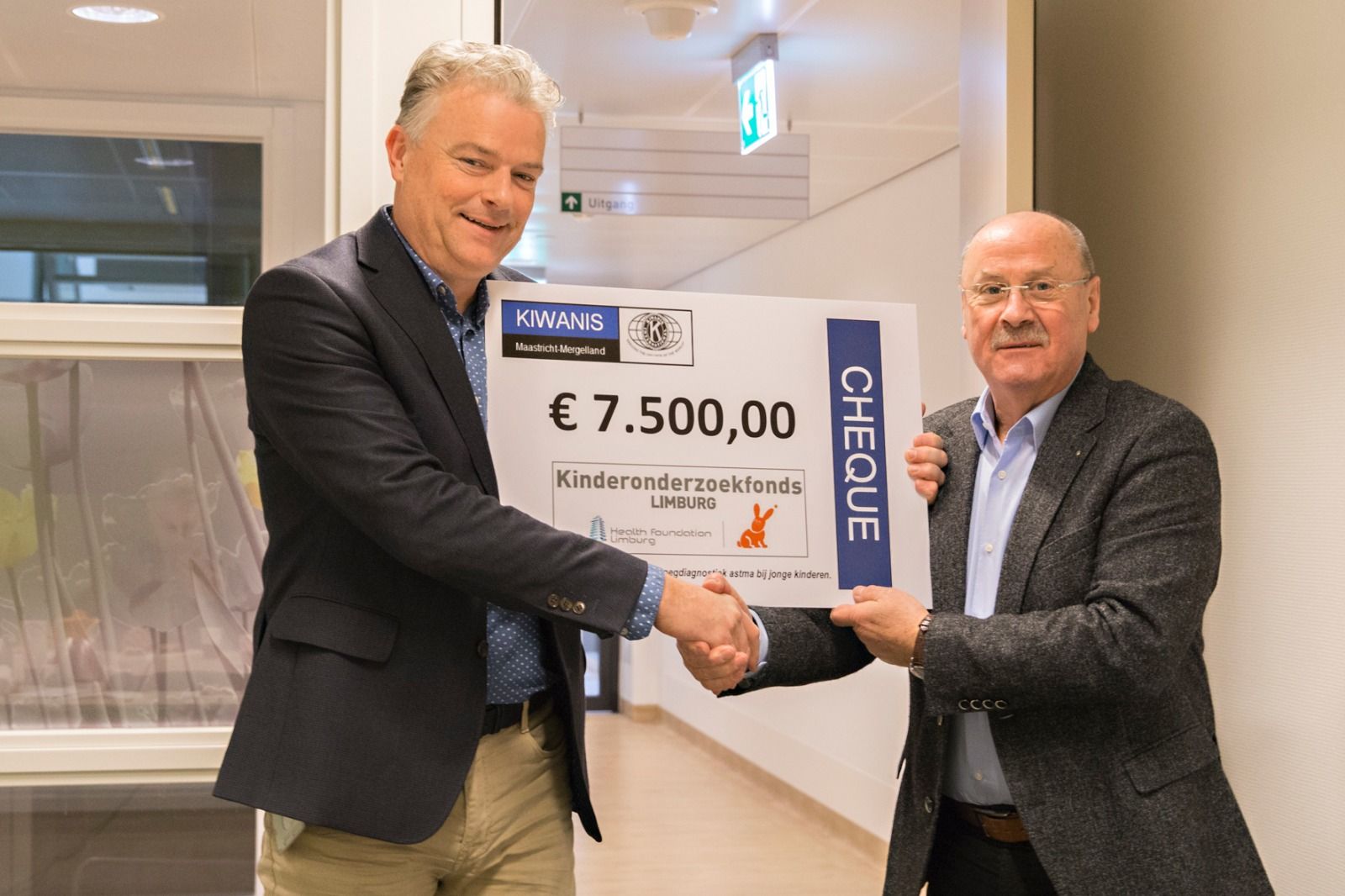 7500 euro voor Kinderonderzoekfonds